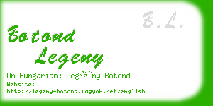 botond legeny business card